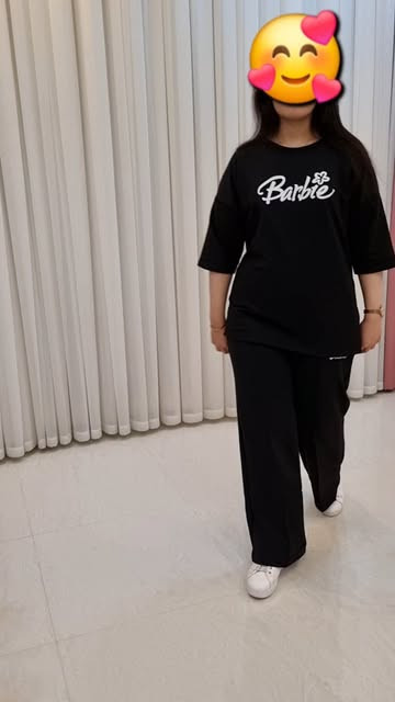 ست بلوز و شلوار لانگ barbie